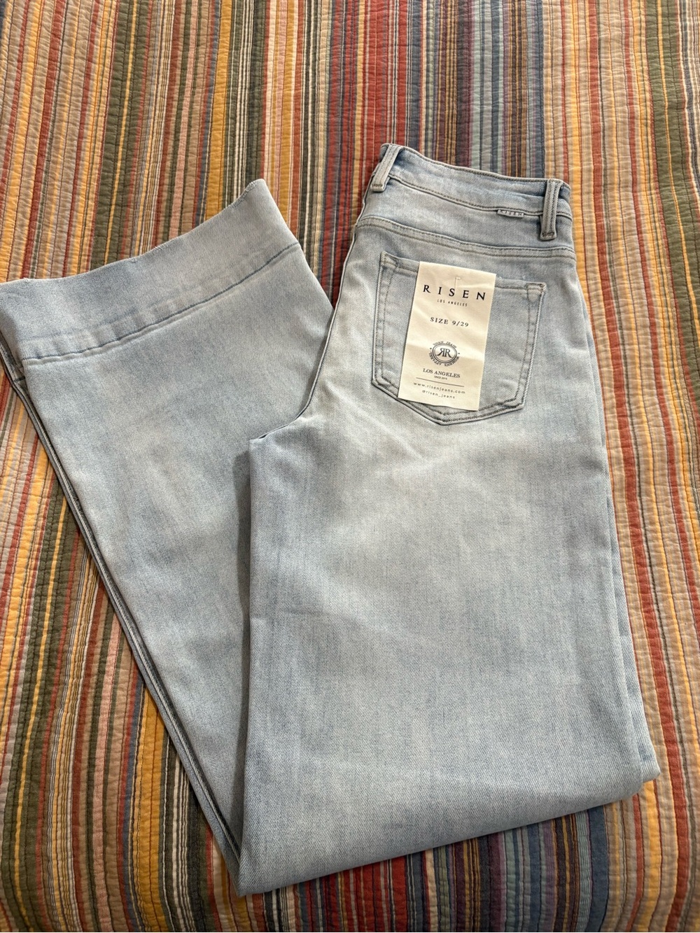 NWT Risen High Rise Wide Leg Jeans